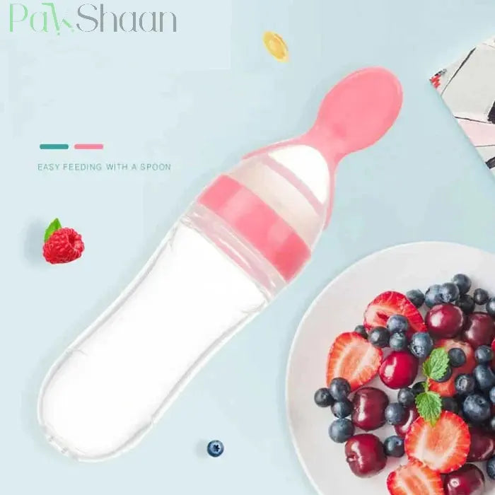 Baby Feeding Bottle With Spoon YZTijarah